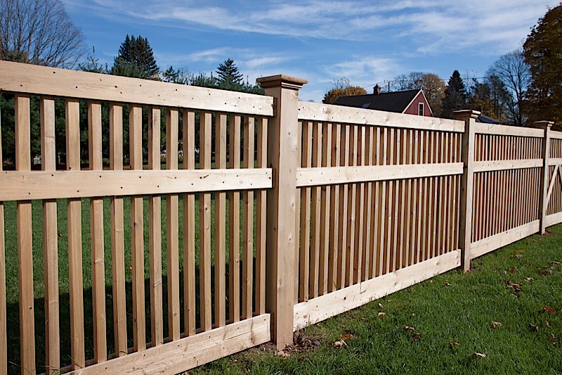 Wood Fence Styles CT Wood Fence Installation Cedar Wood Fencing